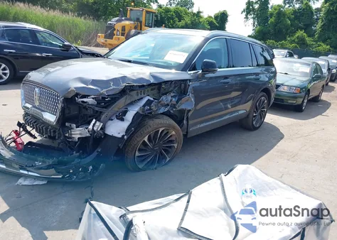 2023 Lincoln Aviator Reserve из США, поврежденный, VIN 5LM5J7XC3PGL29507